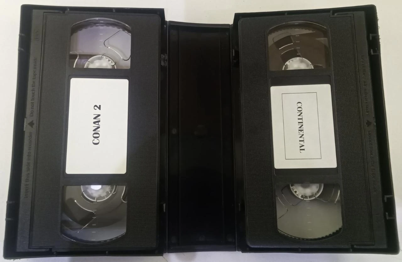 VHS Duo Prestige Schwarzenegger – Conan 2 + Hercules in New York – photo 4